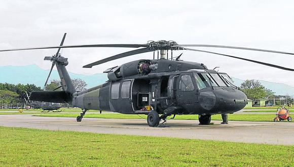 El aparato tipo Black Hawk, con 17 uniformados dentro, se precipitó a tierra en una zona selvática del sureste del país. (Foto: Fernando Ariza. Archivo EL TIEMPO de Colombia, GDA).