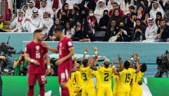 La selección ecuatoriana ganó en su debut en el Mundial Qatar 2022 ante la anfitriona. (Foto: Agencias)