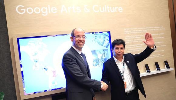 Presidente Pedro Castillo se reunió con representantes de Google en Los Ángeles, Estados Unidos. Foto: Presidencia