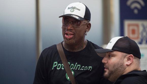 El ex basquetbolista Dennis Rodman fue arrestado por conducir ebrio. (Foto: AFP/Nicolas Asfouri)
