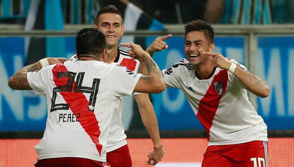 River Plate eliminó a Gremio, vigente campeón de la Copa Libertadores. (AFP)
