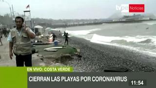 Coronavirus en Perú: Miraflores cierra sus playas como medida de prevención 