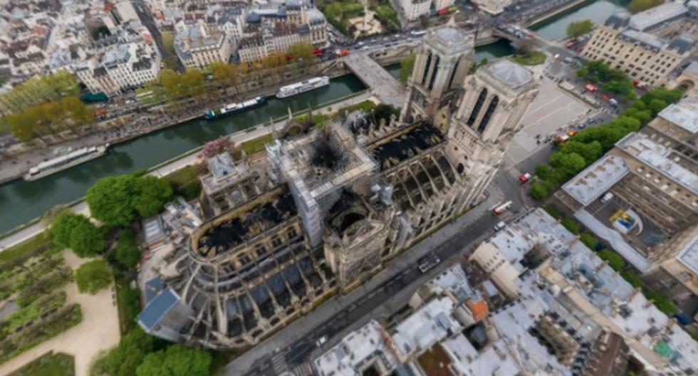El Estado de Francia, como propietario de la catedral de Notre Dame, se ha comprometido a implicarse en la reconstrucción. (Foto: Captura)