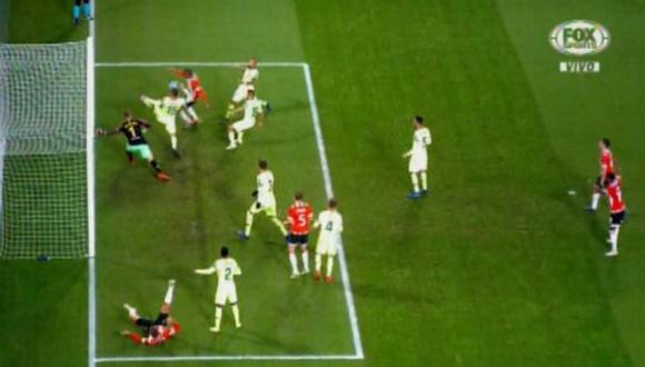 Barcelona vs. PSV: el doble palo en el arco culé que no fue gol de milagro. (Foto: captura)