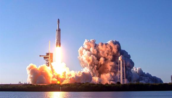 Lanzamiento de cohete espacial. (Foto: NOAA)