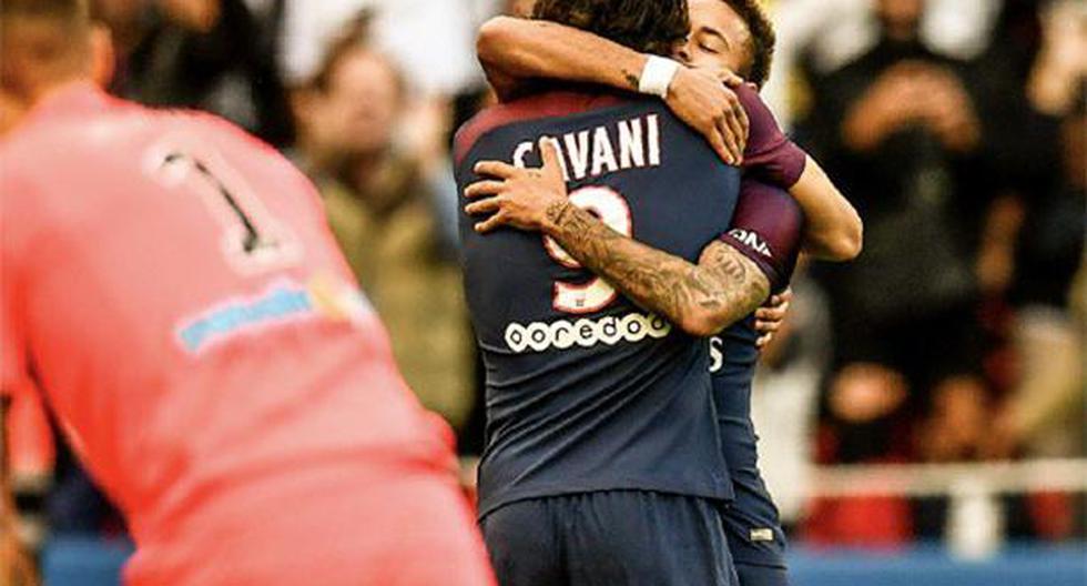 El PSG tiene una delantera letal. Edinson Cavani se hizo presente en el marcador ante el Bordeaux gracias a Neymar, con quien se ha originado una disputa interna. (Foto: Twitter)