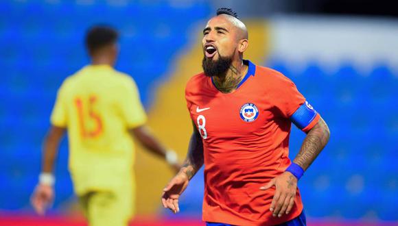 Arturo Vidal es el goleador de Chile en estas Eliminatorias Qatar 2022. (Foto: AFP)