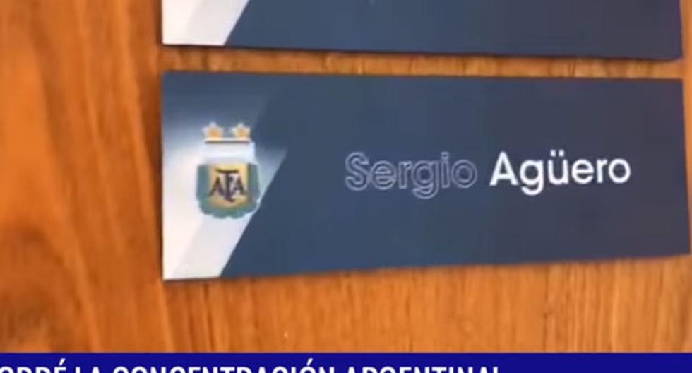Lionel Messi y Sergio Agüero son compañeros de habitación en Ezeiza | Foto: Captura