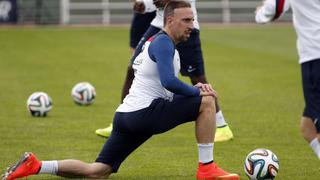 Franck Ribéry no será arriesgado en amistosos antes del Mundial