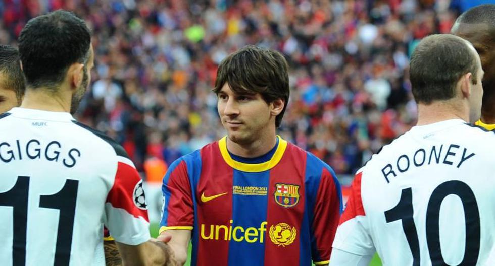 Los jugadores que estuvieron presentes en las finales Barcelona-Manchester United de Champions League en 2009 y 2011. (Foto: AFP)