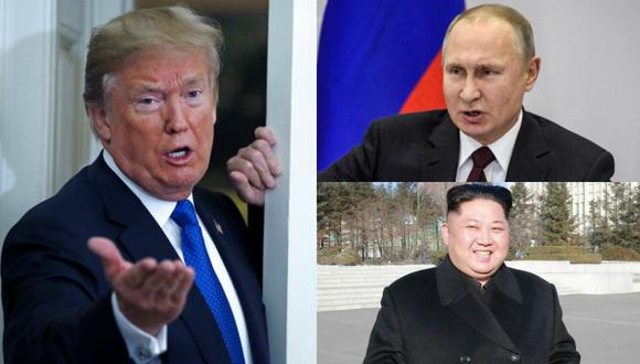 Donald Trump: "Rusia no nos ayuda para nada con Corea del Norte". (Foto: AFP)