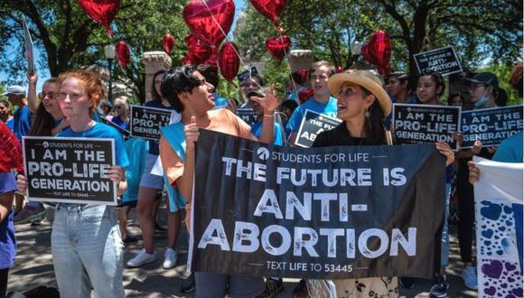 Una manifestación pro-vida en Texas (Getty Images).
