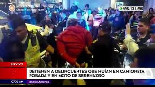 San Borja: detienen a delincuentes que huían en camioneta robada con 16 relojes Rolex | VIDEO