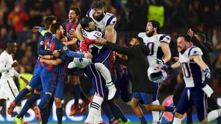 Brady comparó el último Super Bowl con la hazaña del Barcelona