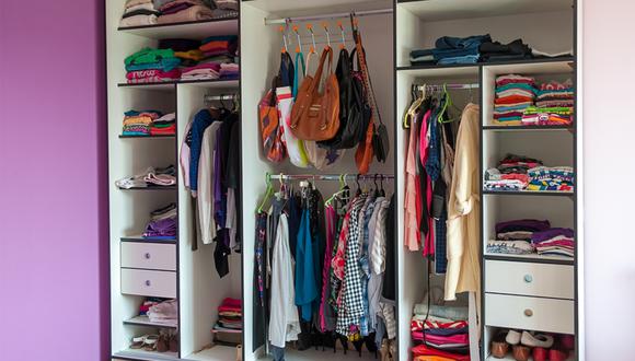 Es importante descartar la ropa que no usas para ganar más espacio. (Foto: Shutterstock)
