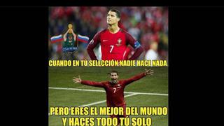 ¡Imperdibles! Los mejores memes del nuevo ‘hat trick’ de Cristiano Ronaldo contra Lituania