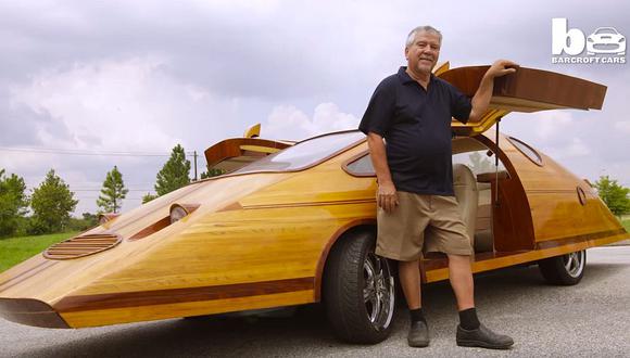 YouTube: El carpintero que fabrica sus autos con madera