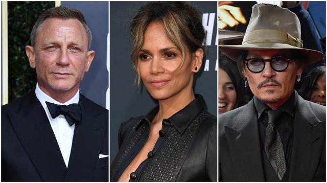Daniel Craig, Halle Berry y Johnny Depp estàn entre los actores que la pasaron muy mal en su juventud. Foto: AFP.