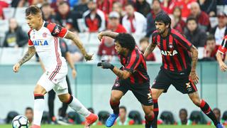 Con Guerrero: Flamengo igualó 1-1 ante Atlético Paranaense por el Brasileirao