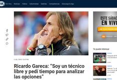 Ricardo Gareca se declaró como “técnico libre”: las reacciones de la prensa argentina