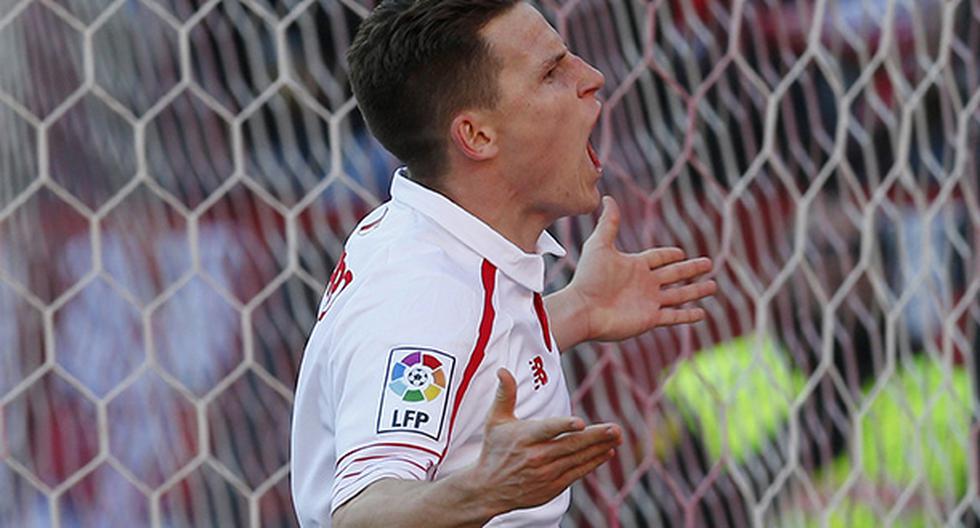 Kevin Gameiro anotó un golazo en la victoria del Sevilla sobre el Málaga. (Foto: Getty Images)