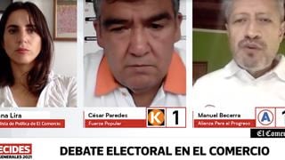 Candidatos de Fuerza Popular y APP por Cajamarca debatieron en El Comercio