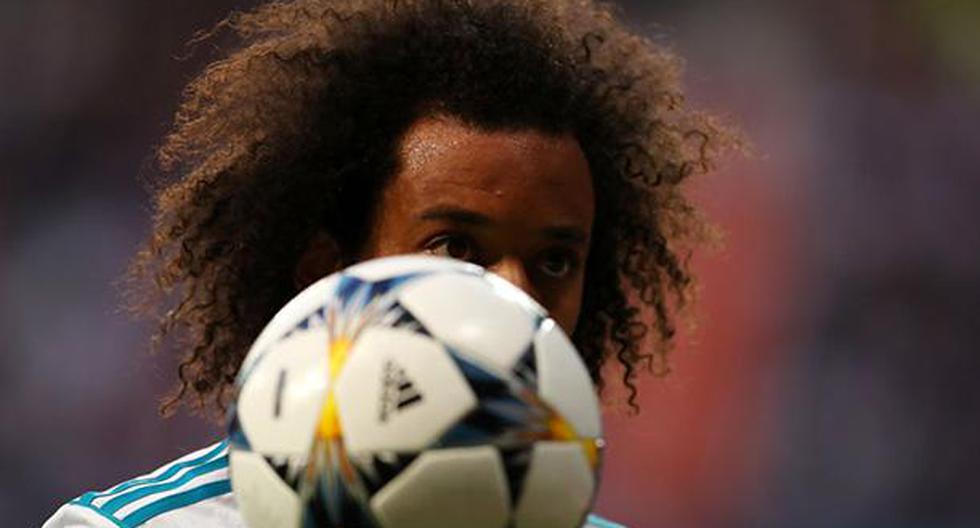 Marcelo no tuvo más que aceptar que fue mano y debió ser penal a favor del Bayern Munich. (Foto: Getty Images)