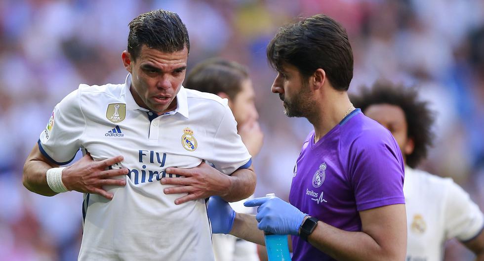 Florentino Pérez destacó la figura del portugués Pepe, defensor del Real Madrid. (Foto: Getty Images)