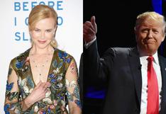 Nicole Kidman pide a sus fans que apoyen a Donald Trump