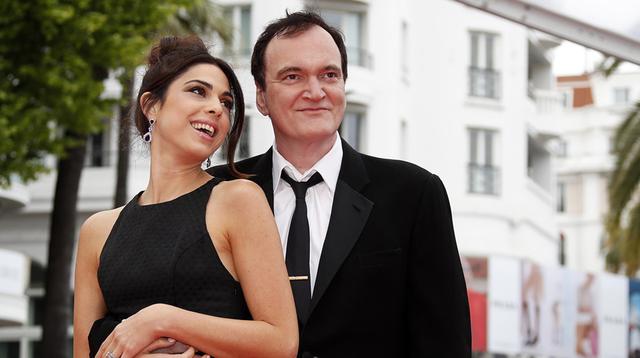 Quentin Tarantino y su esposa, la cantante israelí Daniella Pick, en Cannes 2019. (Foto: Agencias)