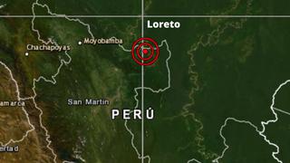 Loreto: sismo de 4 magnitud se registró en Ucayali, informó el IGP