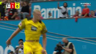 Erling Haaland se luce con doblete y le da la victoria al Dortmund vs. Leverkusen | VIDEOS