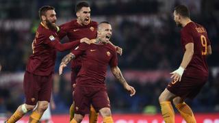 Milan perdió 1-0 ante Roma en el Stadio Olimpico por la Serie A