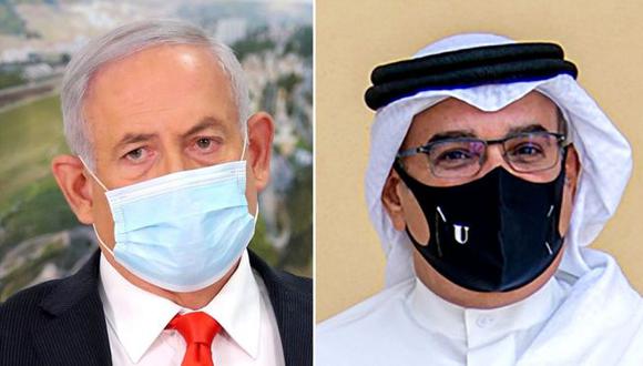 El primer ministro de Israel, Benjamin Netanyahu, y el príncipe de Bahréin Salman bin Hamad al-Khalifa. (REUTERS).