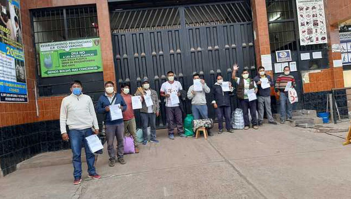 Excarcelación de reclusos por omisión familiar se dio en el marco de la emergencia sanitaria en el país por el COVID-19. (Foto: Minjusdh)