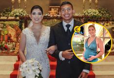 Ana Siucho, esposa de Edison Flores, descarta que está embarazada por tercera vez