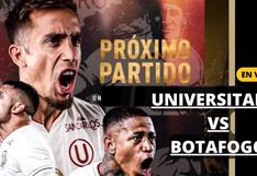 Partido y link del Universitario vs. Botafogo en vivo gratis: transmisión de la Copa Libertadores 2024