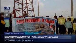 Talareños reclaman inicio de obras de reconstrucción tras El Niño costero