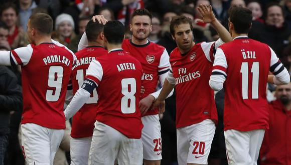 Arsenal le ganó 2-1 al Liverpool y lo eliminó de la Copa FA