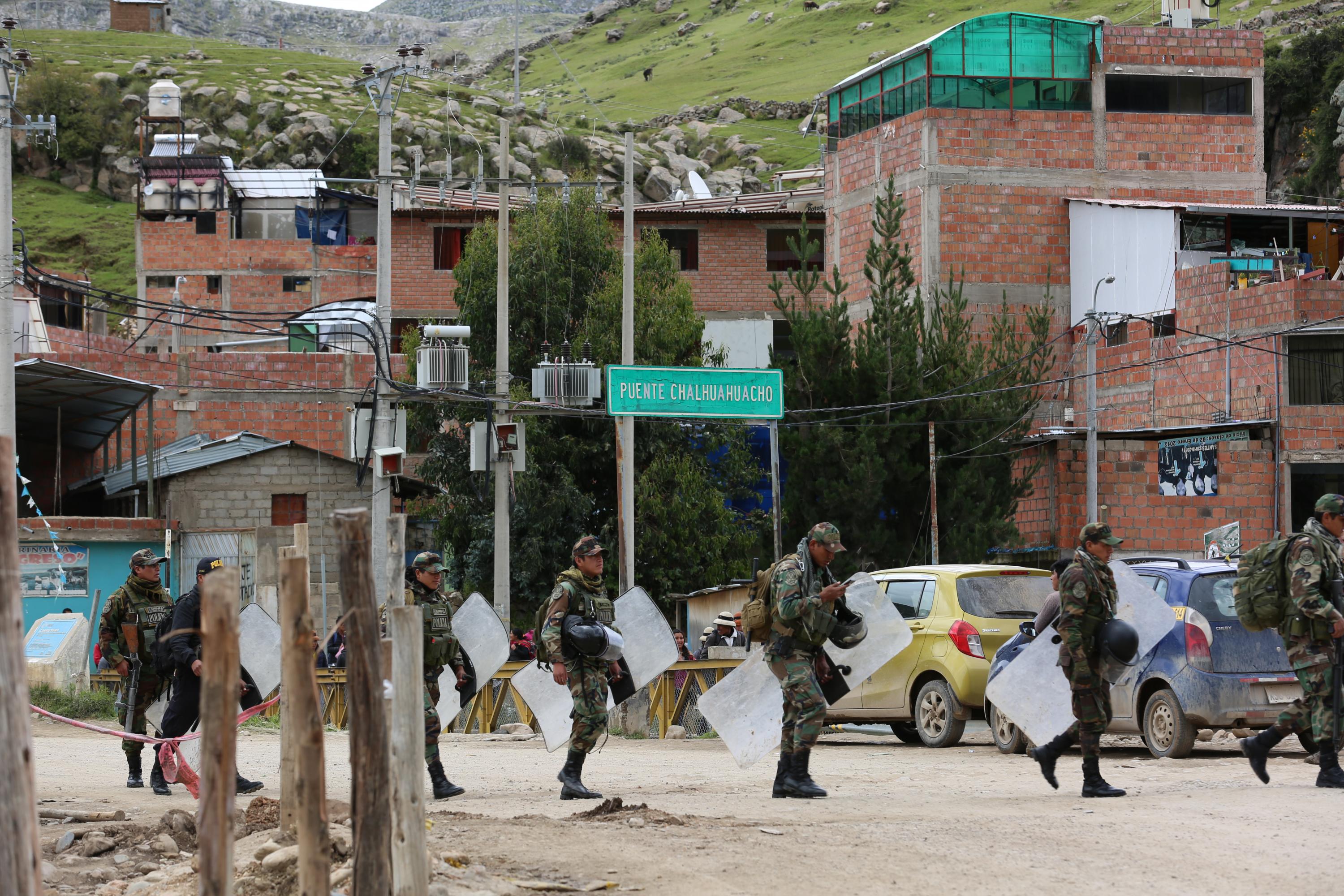 Apurímac: el panorama en Chalhuahuacho tras declaratoria de emergencia. (Foto: Antonio Álvarez / enviado especial)