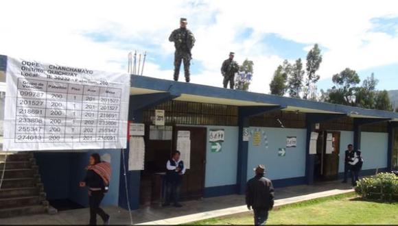 Huancayo: 33 electores ‘golondrinos’ iban a votar en Quichuay