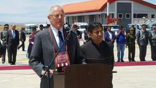 PPK llegó a Bolivia para Gabinete Binacional con Evo Morales