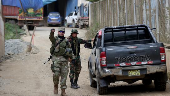 Fuerzas Armadas y policiales controlan el orden interno en Pataz