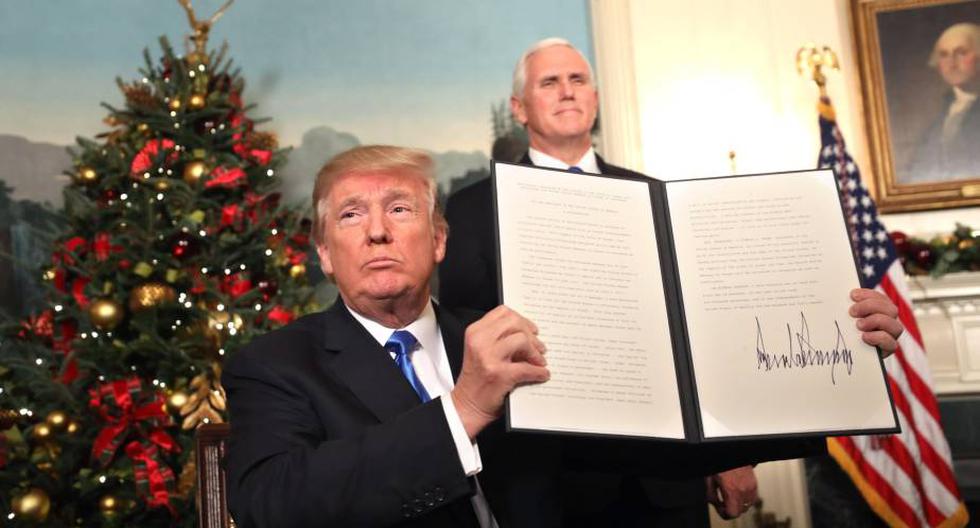 Donald Trump reconoció Jerusalén como la capital de Israel (Foto: EFE)