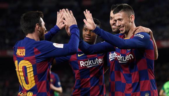 Barcelona medirá fuerzas con Getafe por LaLiga Santander. Revisa los horarios y canales de todos los partidos de hoy, sábado 15 de febrero. (AFP)