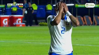Brasil vs. Bolivia: Thiago Silva y el potente cabezazo que asustó a Carlos Lampe por Copa América | VIDEO