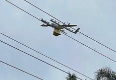 Un dron de reparto de Google chocó contra un cable eléctrico y dejó sin luz a 2.000 casas en Australia