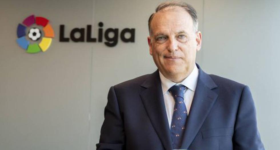 The president of LaLiga criticized Florentino Pérez and accuses him of damaging the reputation of the tournament