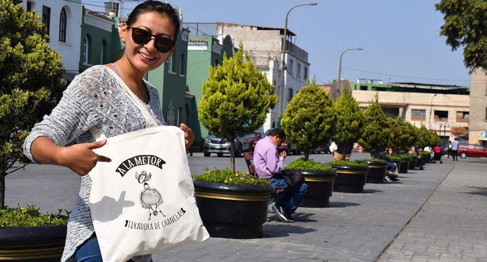 El uso de una bolsa de tela equivale a 1000 bolsas de plástico menos. (Foto: Eco-Ali)