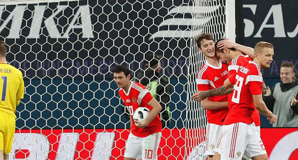 España ganaba cómodamente por 2-0, pero Rusia sacó fuerzas de flaqueza y empató el partido hasta en dos oportunidades. (Foto: EFE)